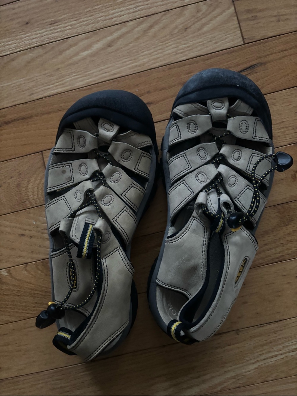 Keen Beige and Black Women's Athletic Closed-Toe Water Sandals